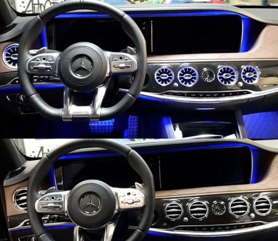 Комплект підсвітки повітряних дефлекторів Mercedes